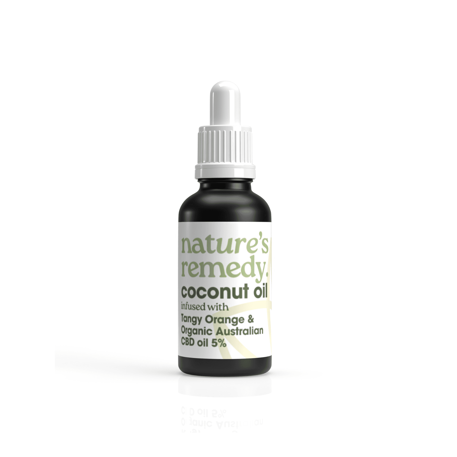 CBD in Coconut Oil Infused with Tangy Orange 5% - CoconutTangyOrange-1