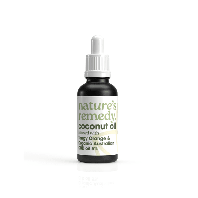 CBD in Coconut Oil Infused with Tangy Orange 5% - CoconutTangyOrange-1