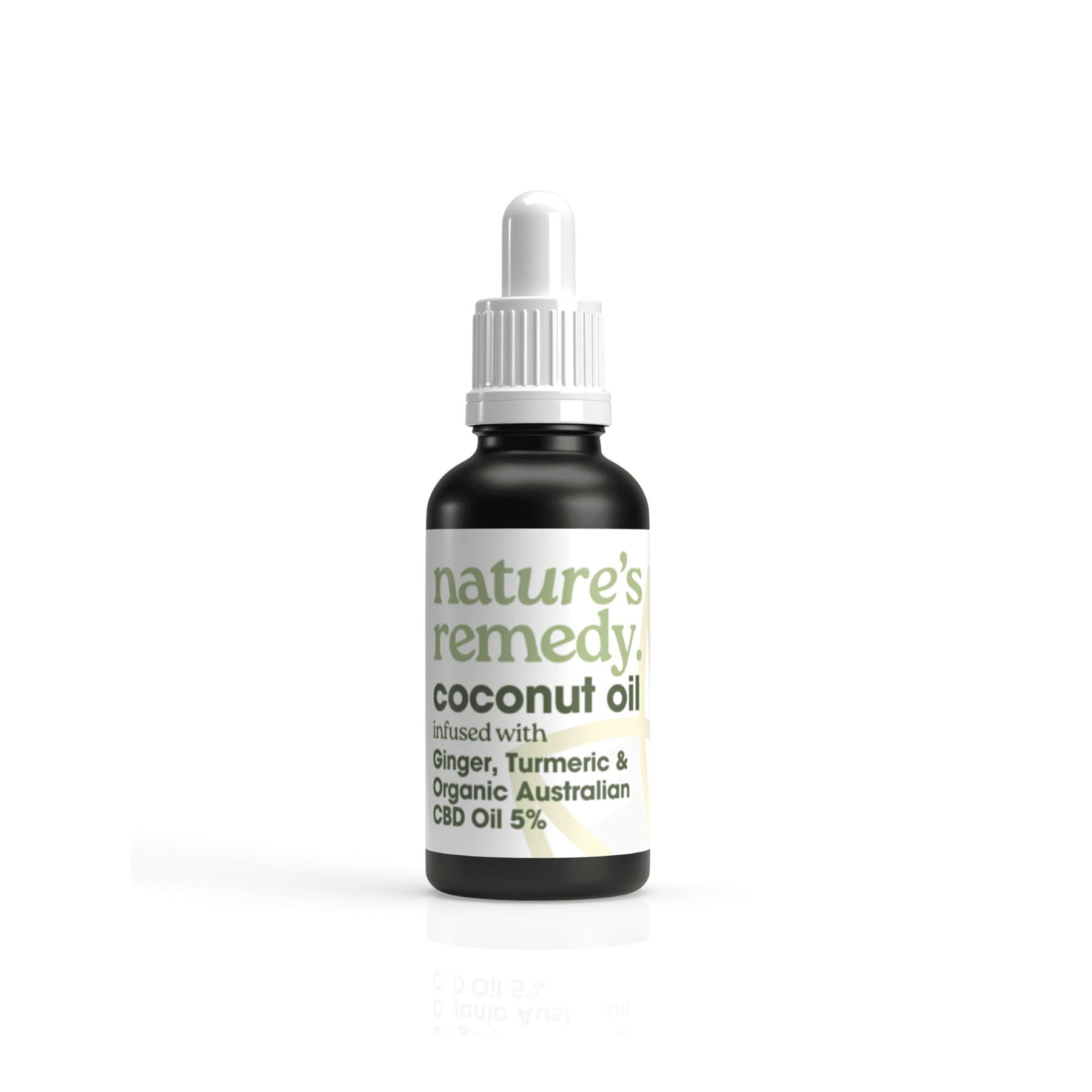 CBD in Coconut Oil Infused with Ginger & Turmeric 5% - CoconutGingerTurmeric