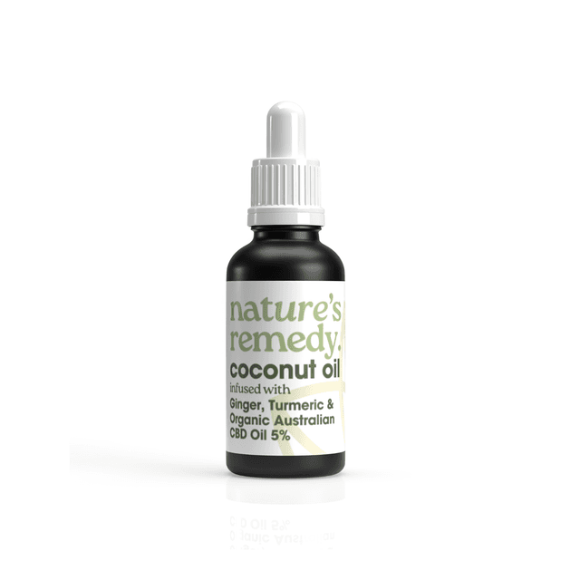 CBD in Coconut Oil Infused with Ginger & Turmeric 5% - CoconutGingerTurmeric