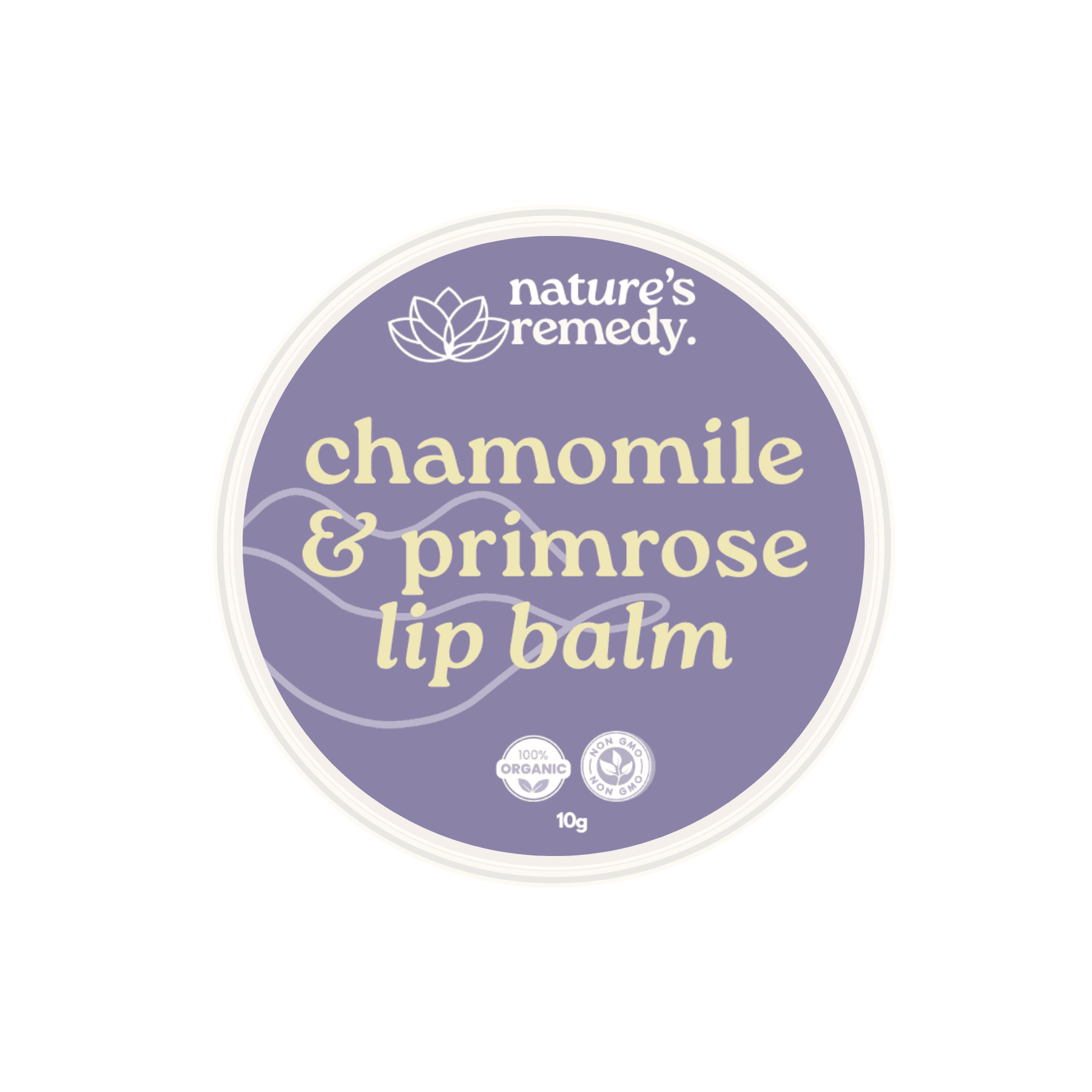 Hemp Infused Chamomile and Primrose Lip Balm - NRLipBalm_6-3