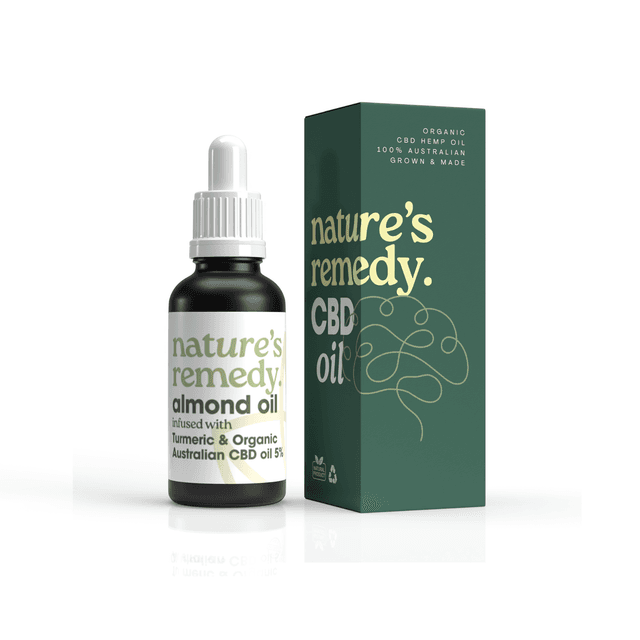 Hemp in Almond Oil Infused with Turmeric 5% - AlmondTurmericOil_60f2e7f8-d6b3-467e-b3a4-cb907eb8cfd9