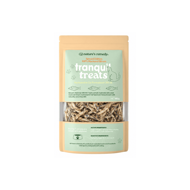 Tranquil Treats Organic Australian Mackerel and Hemp 100g for CATS - Mackerel_38c20ae6-0f26-44f8-9301-8c7b2627854d-10