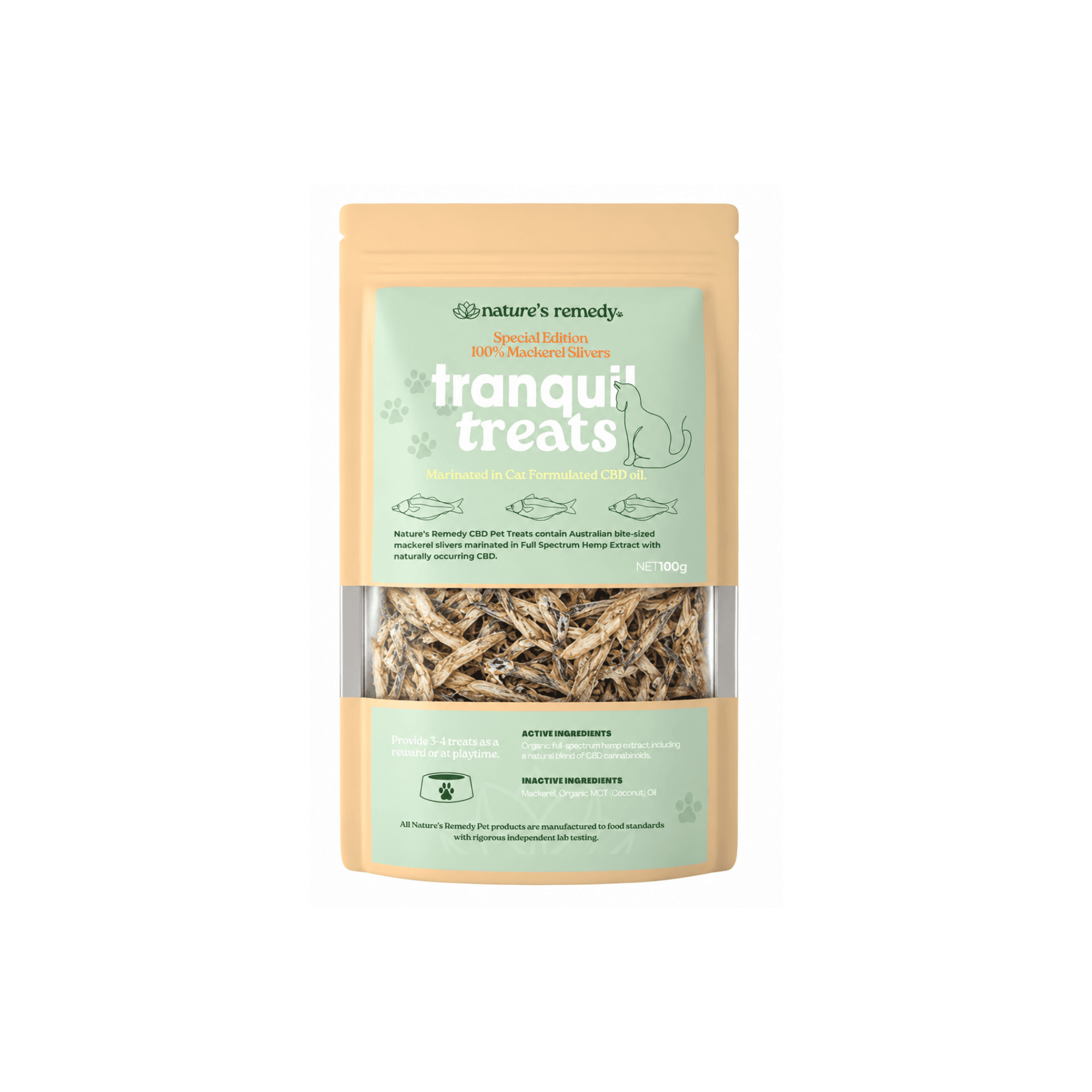 Tranquil Treats Organic Australian Mackerel 100g for CATS - Mackerel_c9c8f2bf-fdb8-4752-bcd7-d0f2f829b328-3