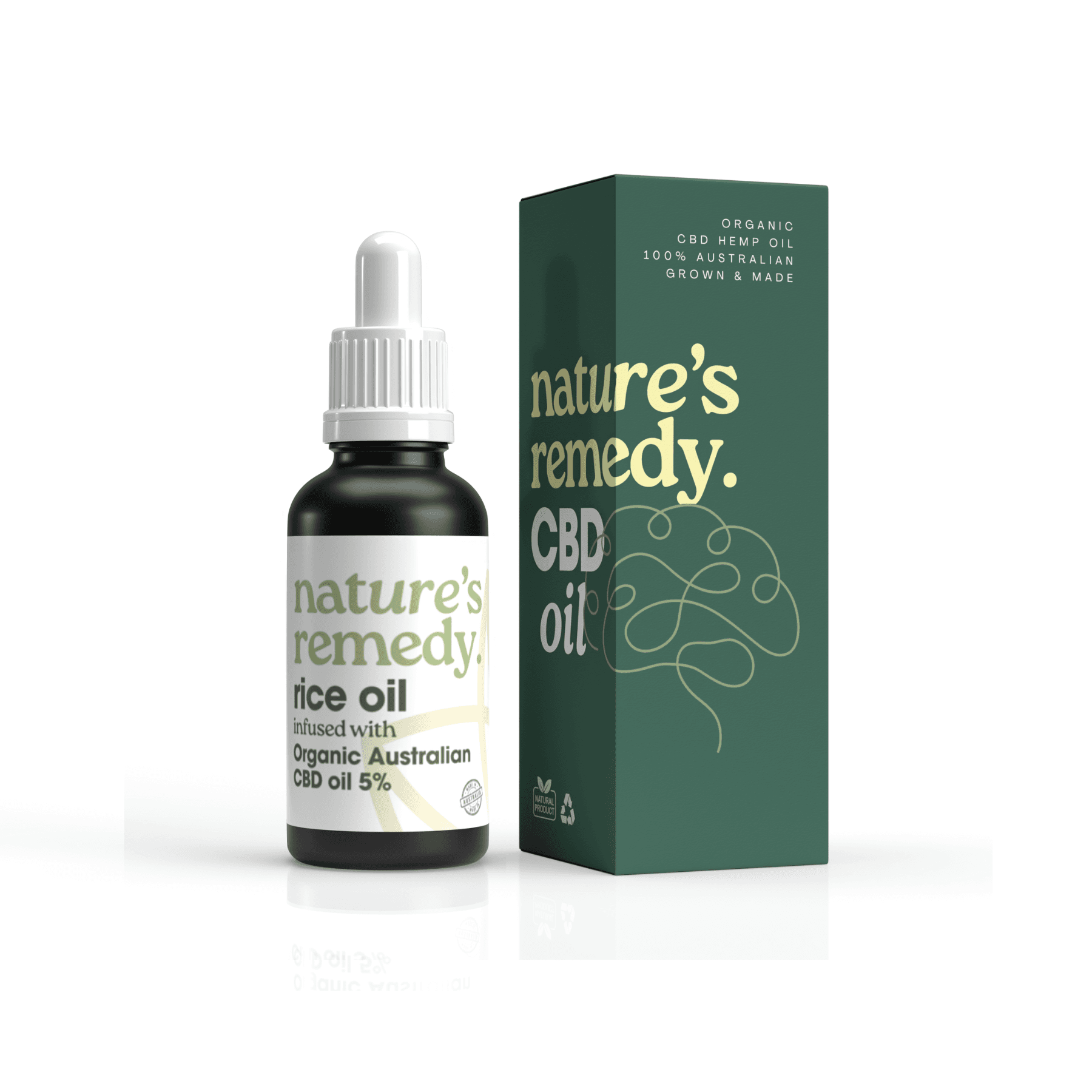 5% CBD Oil in Nourishing Rice Bran Oil Base (30mL, 50mL, and 100mL) - RiceOil_0a02b41c-861b-49e4-b393-1da679bce7af