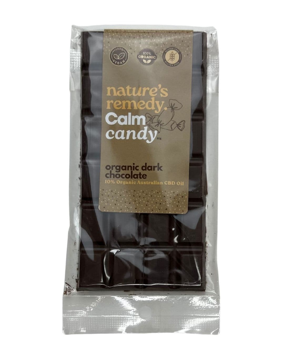 Australian made Organic Chocolate with Organic Australian CBD Oil - Dark Chocolate - 39
