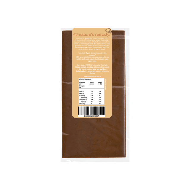 Australian made Organic Chocolate with Organic Australian CBD Oil - Milk Chocolate - MilkChocolate_2_b3bff584-b72d-4a1f-bcd9-69f6b83f6312