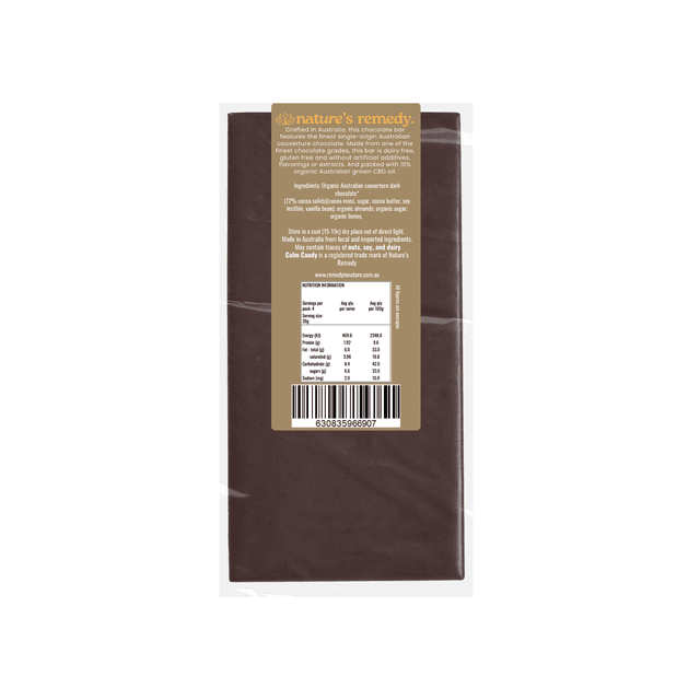Australian made Organic Chocolate with Organic Australian CBD Oil - Dark Chocolate - DarkChocolate_2_f49a1652-5004-427e-8b7f-61e3e8859950