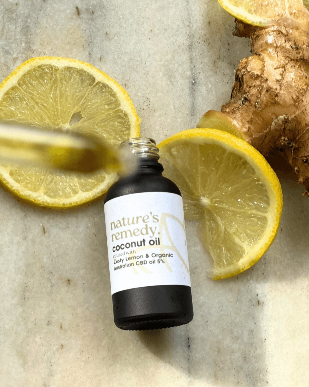 CBD in Coconut Oil Infused with Zesty Lemon 5% - WEB8776115-391533AA-7D02-F95E-DEC6-1E95668F954C